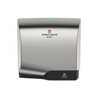 World Dryer L973A - SLIMdri Hand Dryer, Stainless Steel, Brushed 