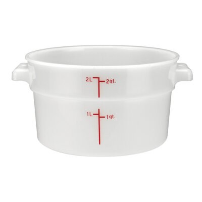 Winco PPRC-2W Food Storage Container 