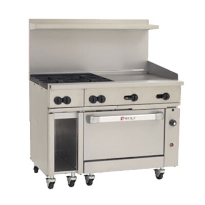 Wolf C48C-4B24GT Restaurant Range 